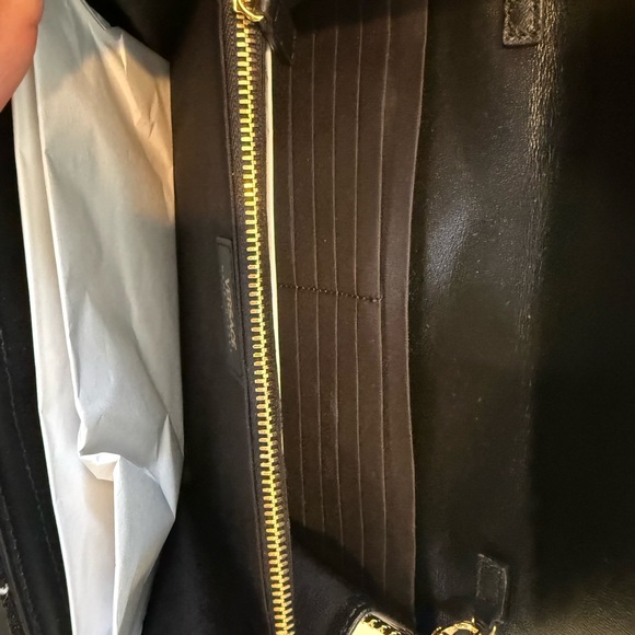 BNWT Versace WOC with tweed and lamb skin leather interior - Picture 6 of 9